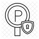 Secure Parking Lot Parking Lot Parking Icon