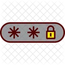 Secure Password Internet Icon