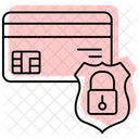 Secure Payment Color Shadow Thinline Icon Icon