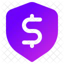 Secure Payment Shield Money Icon