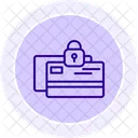 Secure Payment Black Outline Icon Icon