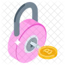 Secure Payment Secure Bitcoin Financial Security Icon