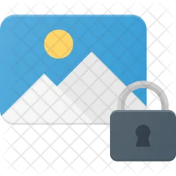 Secure photo  Icon