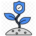 Secure Growth Secure Planting Plant Security Icon