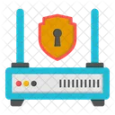 Secure Router Secure Gateway Secure Hub Icon