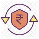 Mprotection Shield Secure Rupee Transaction Exchange Icône