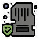 Secure Sd Card  Icon