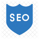 Seo Marketing Shield Icon