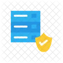 Secure Server Data Protection Cybersecurity Icon