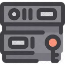 Password Secure Server Protected Database Icon