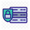 Server Shield Lock Icon