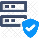 데이터베이스v 보안서버 서버보호 아이콘