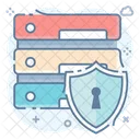 데이터서버 보안 데이터베이스 보안 데이터 보호 아이콘