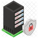 Secure Server Data Server Safety Sql Shield Icon
