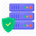 Secure Server Data Server Security Database Protection Icon