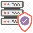 보안 서버 데이터베이스 서버 보호 서버 아이콘