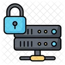 Secure Server Server Database Icon