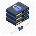 Shared Server Secure Server Network Server Protection Icon