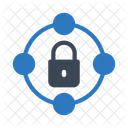 Secure Sharing Network Lock Sharing Icon