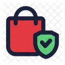 Secure Shopping Shopping Bag Purchases Icon