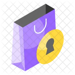 Secure Shopping  Icon