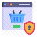 Secure Shopping  Icon