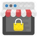 Shopping Security Internet Icon