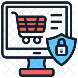 Secure shopping  Icon