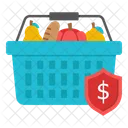 Secure Shopping Basket Secure Shopping Bucket Safe Shopping Basket Icon