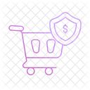 Secure Shopping Protection Shopping Icon