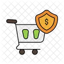 Secure Shopping Protection Shopping Icon