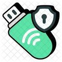 Secure Smart Usb Iot Internet Of Things Icon