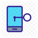 Smartphone Key Safe Icon