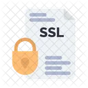 Secure Ssl Document  Icône