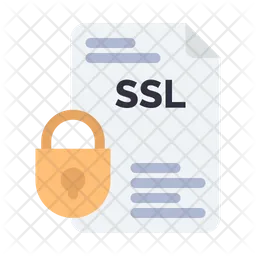 Secure Ssl Document  Icon