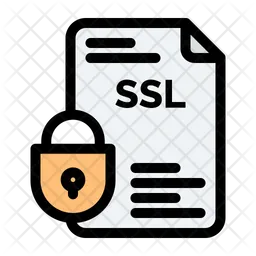 Secure Ssl Document  Icon