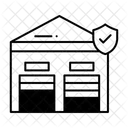Secure Storage Facility Lock Safe Deposit Box Icon