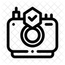 Secure Surveillance Protected Monitoring Private Recording Icon