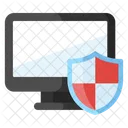 Secure System Secure Device Monitor Safe Icon