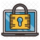 Secure System Laptop Icon