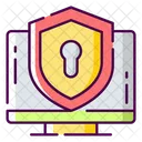 Secure System Computer Security System Protection Icon