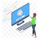 System Password System Protection Secure System Icon