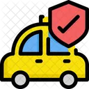 Secure taxi  Icon
