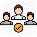 Secure Team Check Group Lock Icon