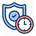 Time Clock Security Icon