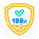 Secure Transaction Shield Icon