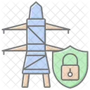Secure Transmission Lineal Color Icon Icon
