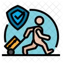 Secure Travelling  Icon
