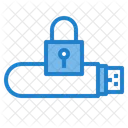 Usb Data Security Lock Usb Lock Pen Drive Icon