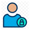 Secure User Secure Profile Male Profile Icon